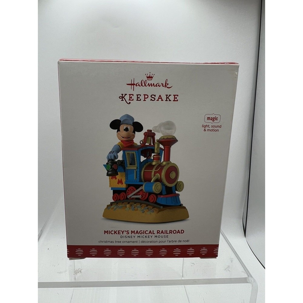 Hallmark 2017 Mickey's Magical Railroad Disney train ornament Magic NIB